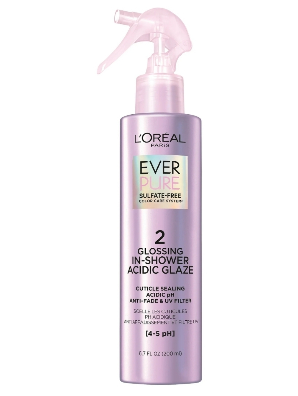 💗5 For $25-L'Oréal Ever Pure Glossing In‑Shower Acidic Glaze Spray 200 ml.